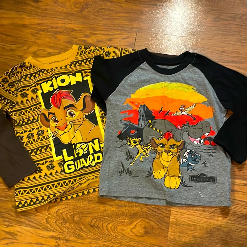 The Lion Guard long sleeve shirts 4t